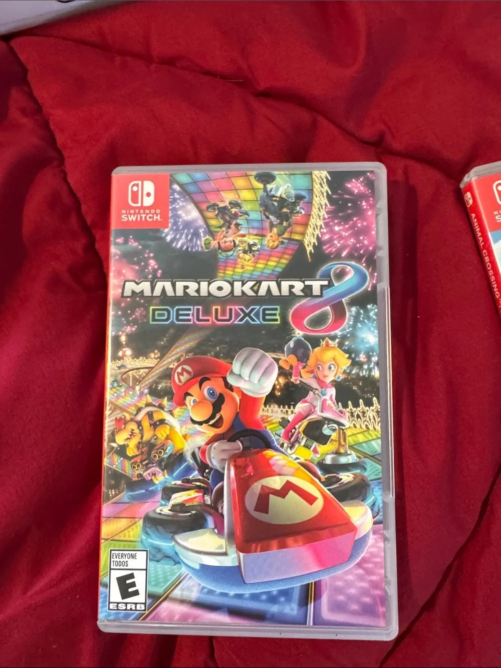 Nintendo Switch with Neon Red and Neon Blue Joy-Con